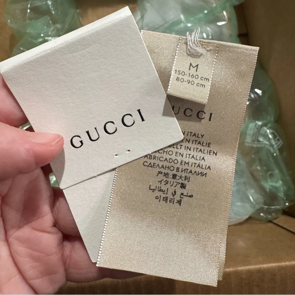 Gucci GG Logo Supremelis Black Tights